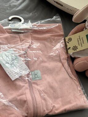 organic cotton pajama and toy bundle